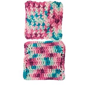 Handmade Travel Wash Cloth Soap Bag Set Of 5